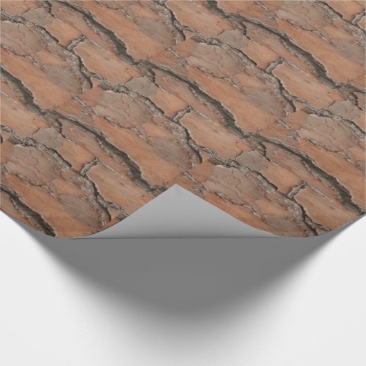 Baumrinde Geschenkpapier (Ecke)