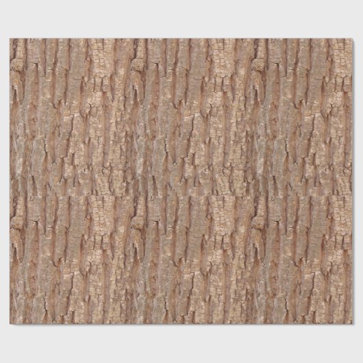 Baumrinde Geschenkpapier (Flach)