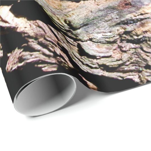 Baumrinde Geschenkpapier (Rolleneckpunkt)