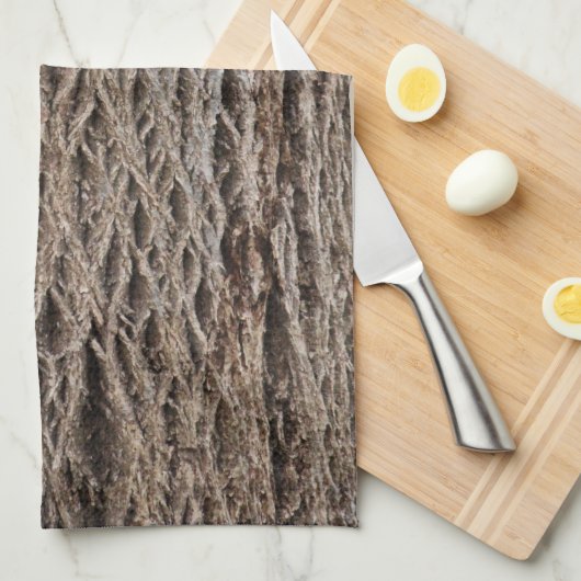 Baumrinde Geschirrtuch (Viertel Falte)