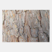 Baumrinde Herbstmuster Geschenkpapier Set (Vorderseite 3)