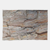 Baumrinde Herbstmuster Geschirrtuch (Horizontal)