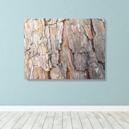 Baumrinde Herbstmuster Leinwanddruck (Insitu (Holzboden))