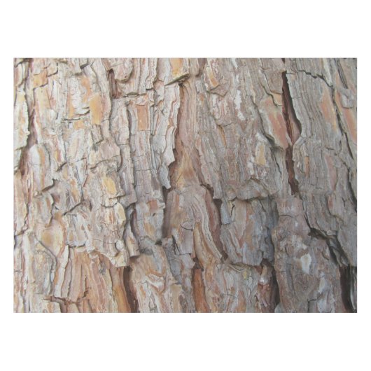 Baumrinde Herbstmuster Tischdecke (Vorderseite (Horizontal))