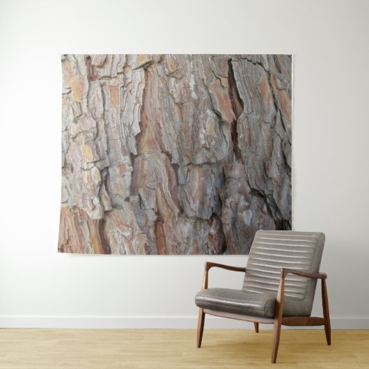 Baumrinde Herbstmuster Wandteppich (Beispiel (Horizontal))