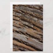 Baumrinde I Natürliche Abstrakte Textur Briefpapier (Vorne/Hinten)