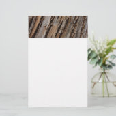 Baumrinde I Natürliche Abstrakte Textur Briefpapier (Stehend Vorderseite)