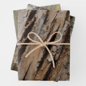 Baumrinde I Natürliche Abstrakte Textur Geschenkpapier Set (Beispiel)