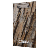 Baumrinde I Natürliche Abstrakte Textur Klemmbrett (Links)