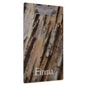 Baumrinde I Natürliche Abstrakte Textur Klemmbrett (Rechts)