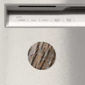Baumrinde I Natürliche Abstrakte Textur Magnet (In Situ (Geschirrspüler))