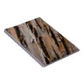 Baumrinde I Natürliche Abstrakte Textur Notizblock (Rechte Seite)