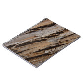 Baumrinde I Natürliche Abstrakte Textur Notizblock (Linke Seite)