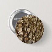 Baumrinde II Natürliche Texturdesign Button (Vorne & Hinten)