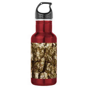 Baumrinde II Natürliche Texturdesign Edelstahlflasche