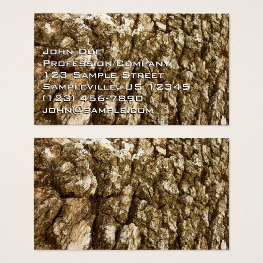 Baumrinde II Naturtexturierte Konstruktion (Vorne & Hinten)