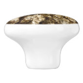 Baumrinde II Naturtexturierte Konstruktion Keramikknauf (Seitenansicht)