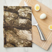 Baumrinde II Naturtexturierte Konstruktion Küchentuch (Viertel Falte)