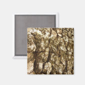 Baumrinde II Naturtexturierte Konstruktion Magnet (Vorderseite/Rückseite)