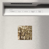 Baumrinde II Naturtexturierte Konstruktion Magnet (In Situ (Geschirrspüler))