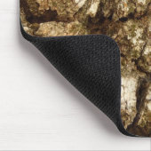 Baumrinde II Naturtexturierte Konstruktion Mousepad (Ecke)
