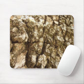 Baumrinde II Naturtexturierte Konstruktion Mousepad (Mit Mouse)