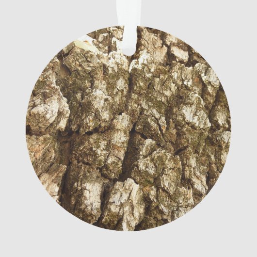 Baumrinde II Naturtexturierte Konstruktion Ornament (Rückseite)