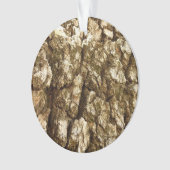 Baumrinde II Naturtexturierte Konstruktion Ornament (Vorderseite)