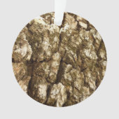 Baumrinde II Naturtexturierte Konstruktion Ornament (Vorderseite)