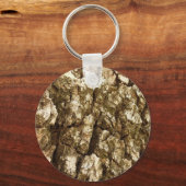 Baumrinde II Naturtexturierte Konstruktion Schlüsselanhänger (Rückseite)