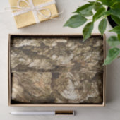 Baumrinde II Naturtexturierte Konstruktion Seidenpapier (Geschenk)