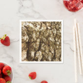 Baumrinde II Naturtexturierte Konstruktion Serviette (Beispiel)