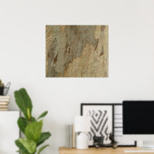 Baumrinde III Natürliche Abstrakte Textur Poster (Heimbüro)