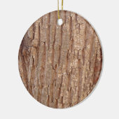 Baumrinde Keramik Ornament (Links)