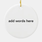 Baumrinde Keramik Ornament (Hinten)