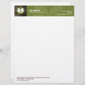 Baumrinde-Klimabriefkopf Briefkopf (Vorne/Hinten)