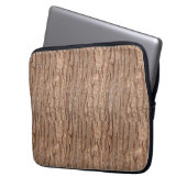 Baumrinde Laptopschutzhülle (Vorderseite Links)