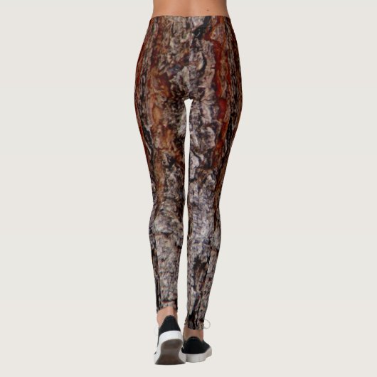 Baumrinde Leggings (Rückseite)