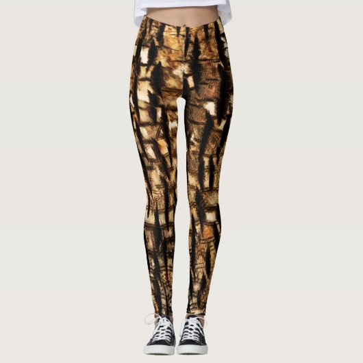 Baumrinde-Leggings Leggings (Vorderseite)