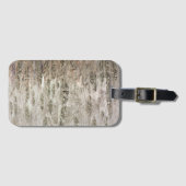 Baumrinde-Muster Gepäckanhänger (Vorderseite (Horizontal))