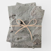 Baumrinde-Muster Packpapier-Blatt Geschenkpapier Set (Beispiel)