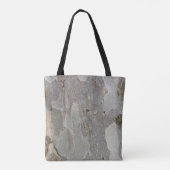 Baumrinde-Muster Totbeutel Tasche (Rückseite)