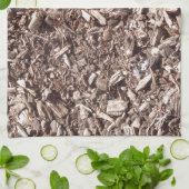 Baumrinde, Natur, braun Geschirrtuch (Gefaltet)