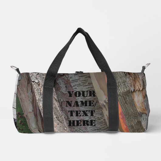 Baumrinde Naturinspiriert Duffle Bag (Vorderseite)