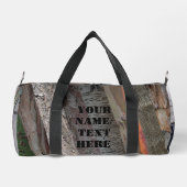 Baumrinde Naturinspiriert Duffle Bag (Rückseite)