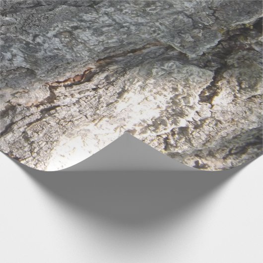 Baumrinde-Packpapier Geschenkpapier (Ecke)