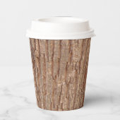 Baumrinde Pappbecher (Rückseite)