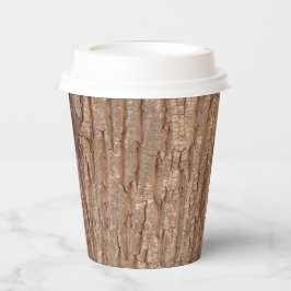 Baumrinde Pappbecher