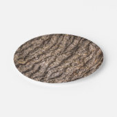 Baumrinde Pappteller (Schrägansicht)