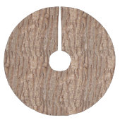 Baumrinde Polyester Weihnachtsbaumdecke (Vorderseite)